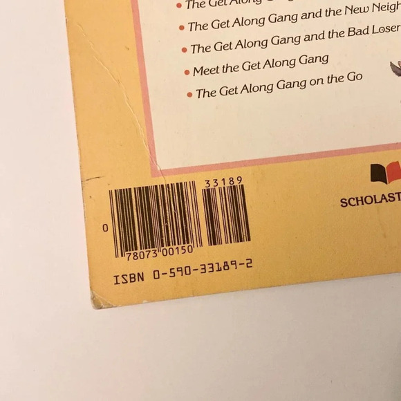 Vintage 1984 The Get Along Gang and  the Bad Loser Scholastic Book - Picture 4 of 16